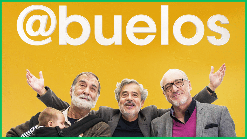 Cartel oficial de la película para emprendedores española Abuelos, dirigida por Santiago Requejo, sobre emprendimiento en la madurez