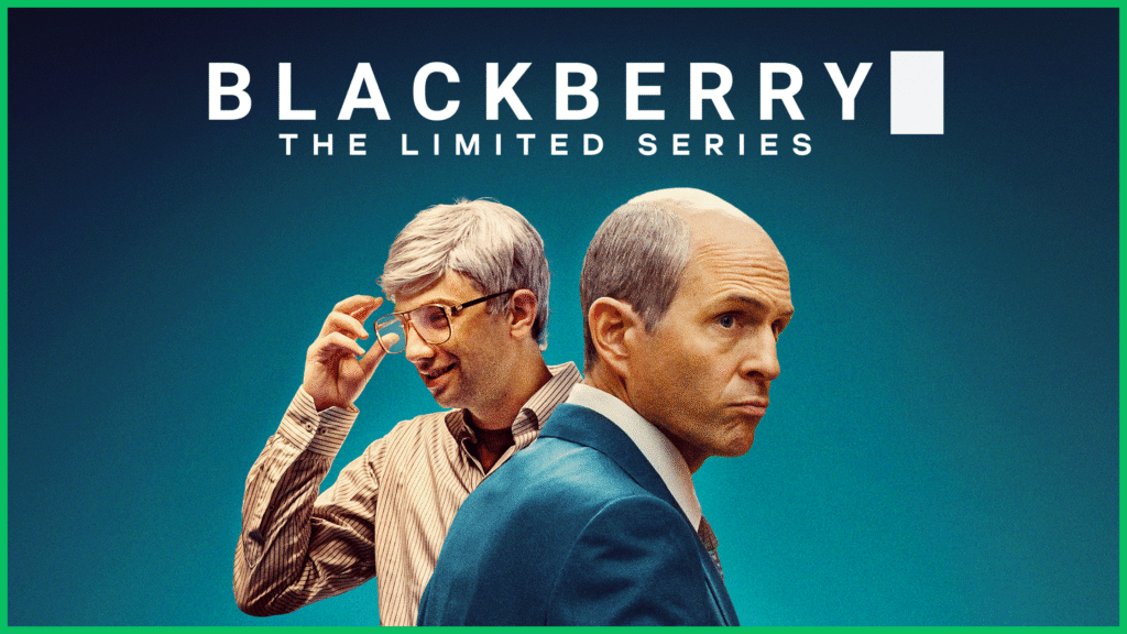 Imagen de Blackberry una de las películas para emprendedores que habla sobre emprendimiento tecnológico